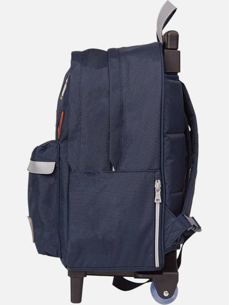 Rugzak Op Wieltjes 2 Compartimenten Tann's Blauw les fantaisies g 73187 ander zicht 2
