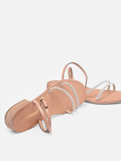 Sandalen Uit Leder Les tropeziennes Beige women HODA ander zicht 1