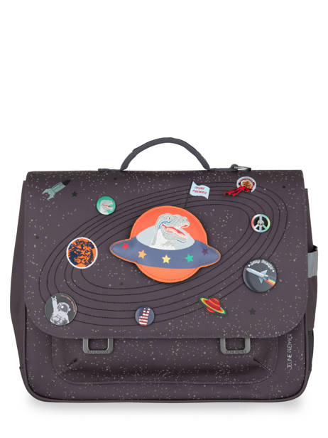 Boekentas It Bag Midi 2 Compartimenten Jeune premier Zwart daydream boys B ander zicht 2