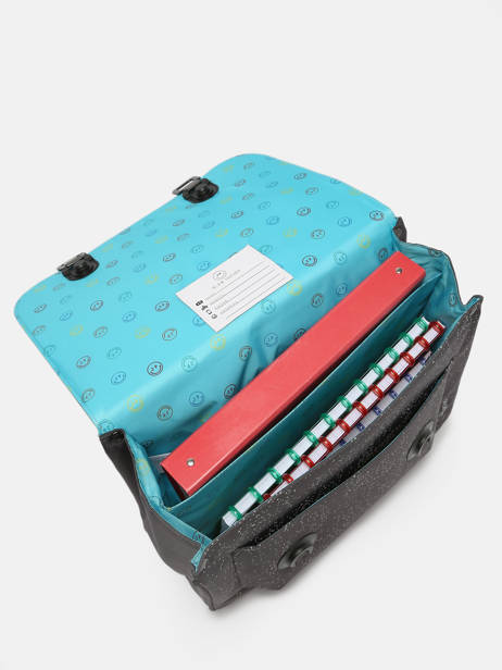 Boekentas It Bag Midi 2 Compartimenten Jeune premier Zwart daydream boys B ander zicht 3