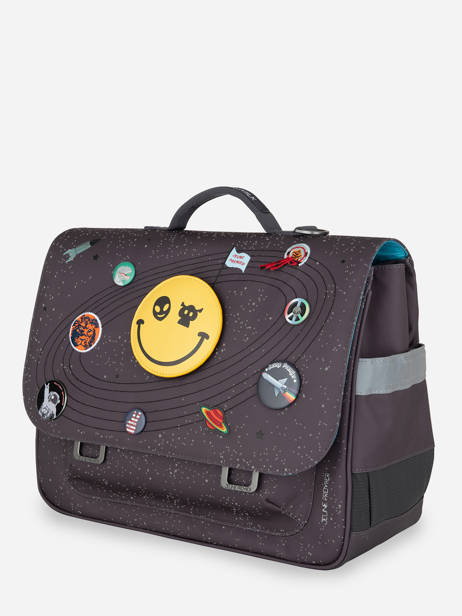 Boekentas It Bag Midi 2 Compartimenten Jeune premier Zwart daydream boys B ander zicht 4