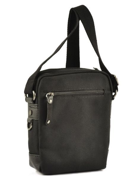 Cross Body Tas Miniprix Zwart men 9137 ander zicht 2