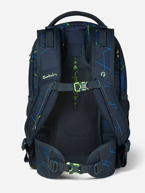 Rugzak 2 Compartimenten Satch Blauw pack SIN1 ander zicht 2