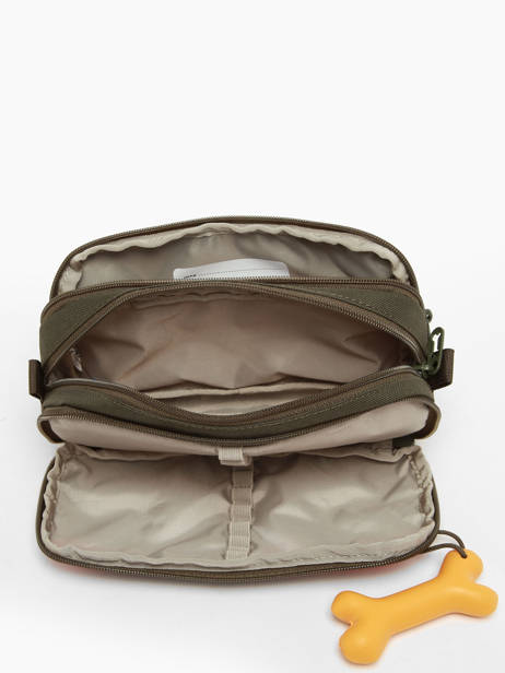 Pennenzak 3 Compartimenten Stones and bones Groen boys B ander zicht 1