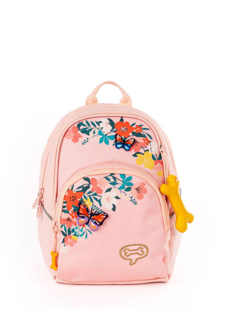 Mini Rugzak Laurel Girls Stones and bones Roze girls G ander zicht 1