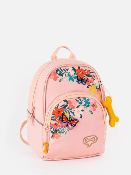 Mini Rugzak Laurel Girls Stones and bones Roze girls G ander zicht 3