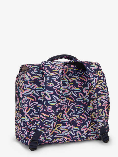 Boekentas Iniko 2 Compartimenten Kipling Blauw back to school KI7055 ander zicht 4