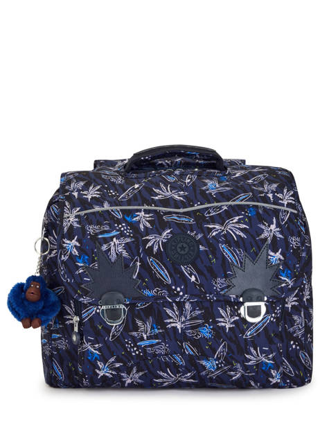 Boekentas Iniko 2 Compartimenten Kipling Blauw back to school KI7055