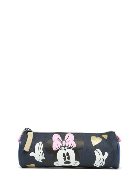 Pennenzak 1 Compartiment Mickey and minnie mouse Blauw glitter love 2070171