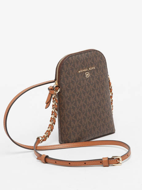 Cross Body Tas Jet Set Charm Michael kors Bruin jet set charm T0GT9C1B ander zicht 2