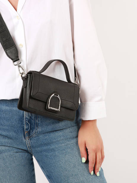 Cross Body Tas Xs Altesse Leder Etrier Zwart altesse EALT048X ander zicht 1