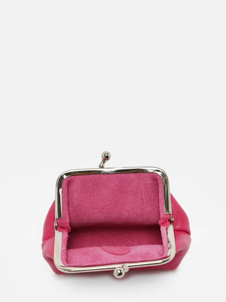 Portemonnee Madras Leder Etrier Roze madras EMAD654 ander zicht 1