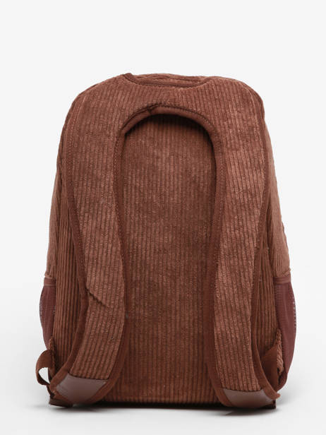 Rugzak 2 Compartimenten Roxy Bruin back to school RJBP4654 ander zicht 3