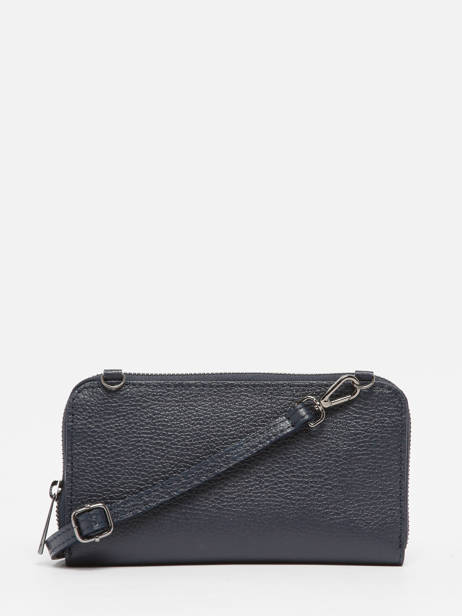 Cross Body Tas Caviar Leder Milano Blauw caviar CA23068 ander zicht 4