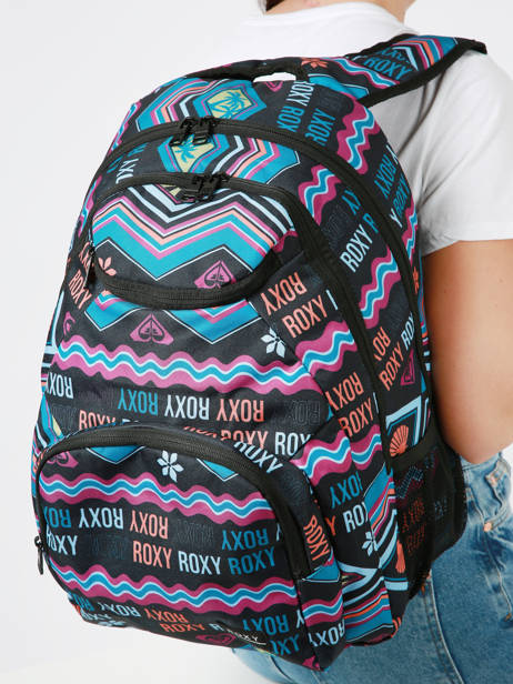 Rugzak 2 Compartimenten Roxy Veelkleurig back to school RJBP4662 ander zicht 1