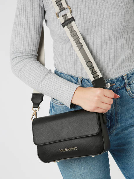 Cross Body Tas Zero Re Gerecycleerd Polyester Valentino Zwart zero re VBS7B303 ander zicht 1