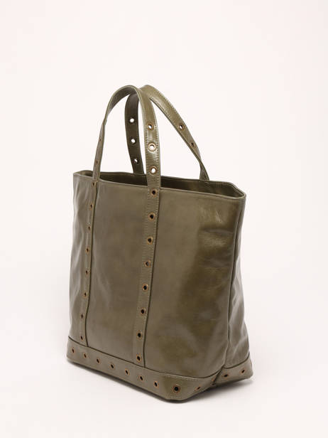 Handtas Cabas Cuir Leder Vanessa bruno Beige cabas cuir 82V40413 ander zicht 2