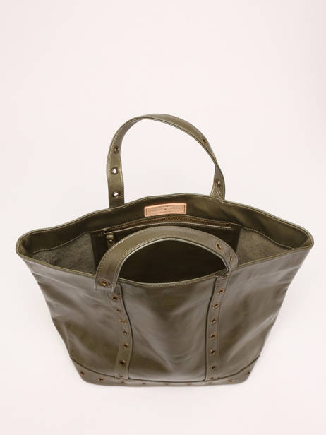 Handtas Cabas Cuir Leder Vanessa bruno Beige cabas cuir 82V40413 ander zicht 3