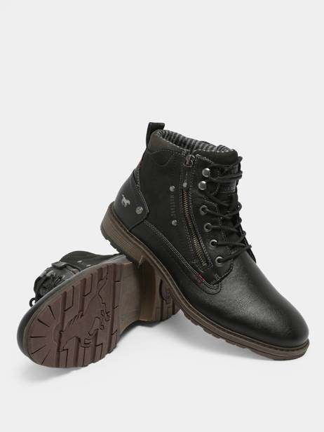 Enkellaarzen Mustang Zwart men 4140506 ander zicht 1