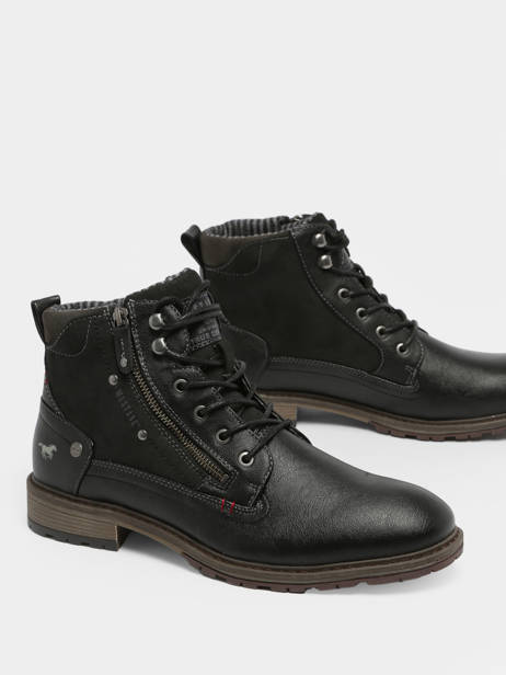 Enkellaarzen Mustang Zwart men 4140506 ander zicht 3