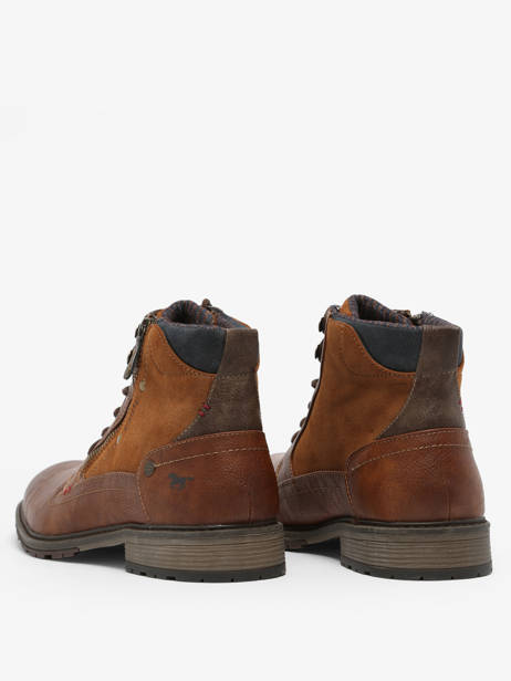 Enkellaarzen Mustang Bruin men 4140506 ander zicht 3