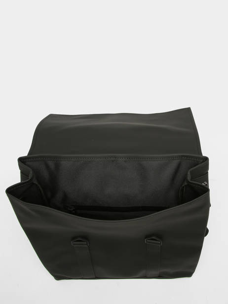 Rugzak 1 Compartiment Rains Zwart city 13310 ander zicht 2