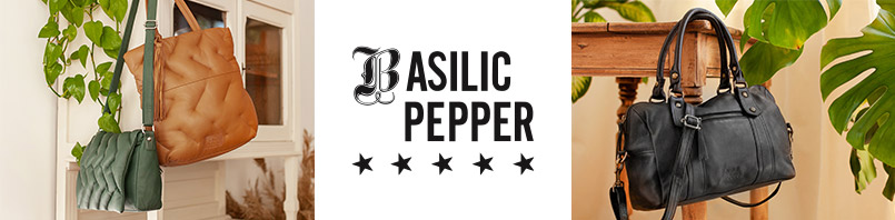 goedkope handtassen leer basilic pepper